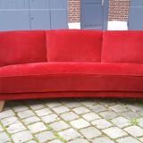 Arc years 50/60 Curved Arc styl Italian sofa