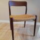 Ensemble de 4 chaises scandinaves modèle 75 de Niels Otto Moller