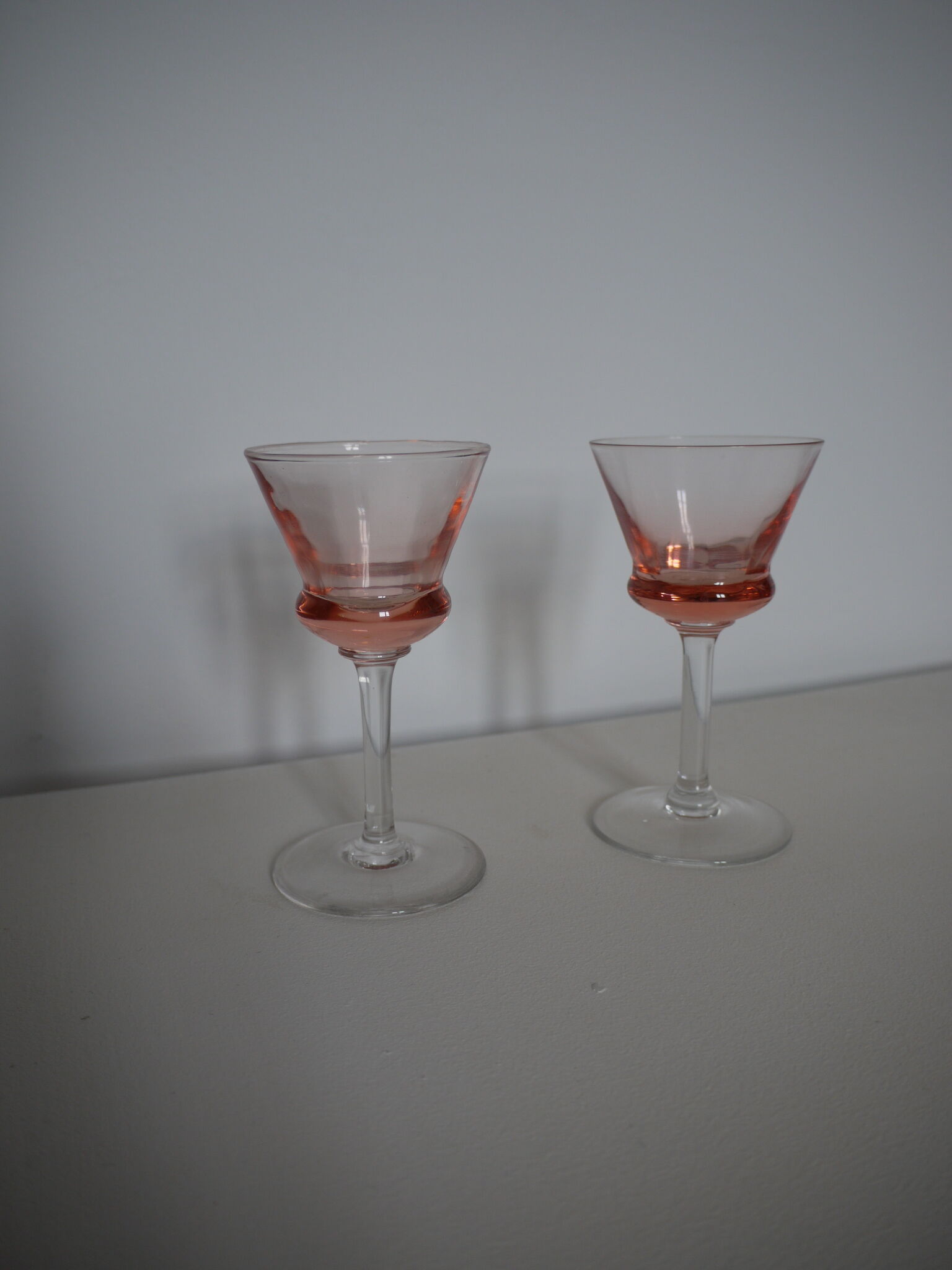 Lot de 2 verres à liqueur