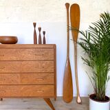 Lot of 2 paddles canoe vintage