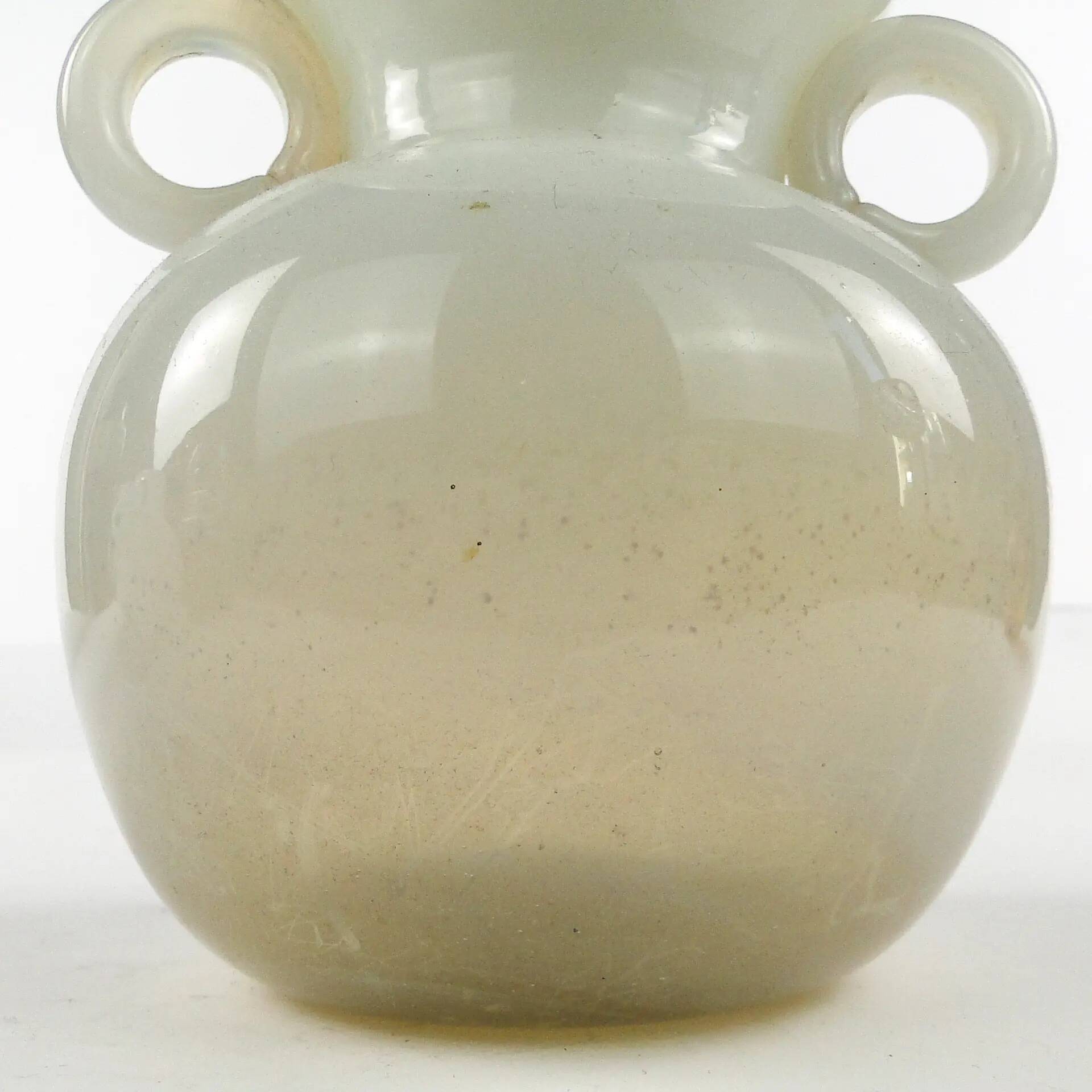 Modernist vase, glass, design by J. Słuczan-Orkusz, Poland, 1970s