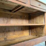 Jam cabinet, folk art furniture, oak, 19th century