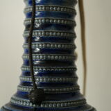 Lamp foot Sandstone blue Alsace/Germany XXth