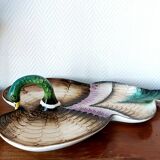 Vintage ceramic duck plate