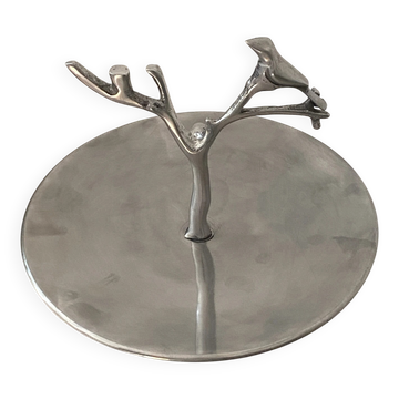 Plateau en aluminium poli