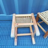 Duo of rope stools