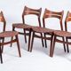 Teak Dining Chairs by Erik Buch for Christiansen Møbelfabrik, 1960s, Set of 4