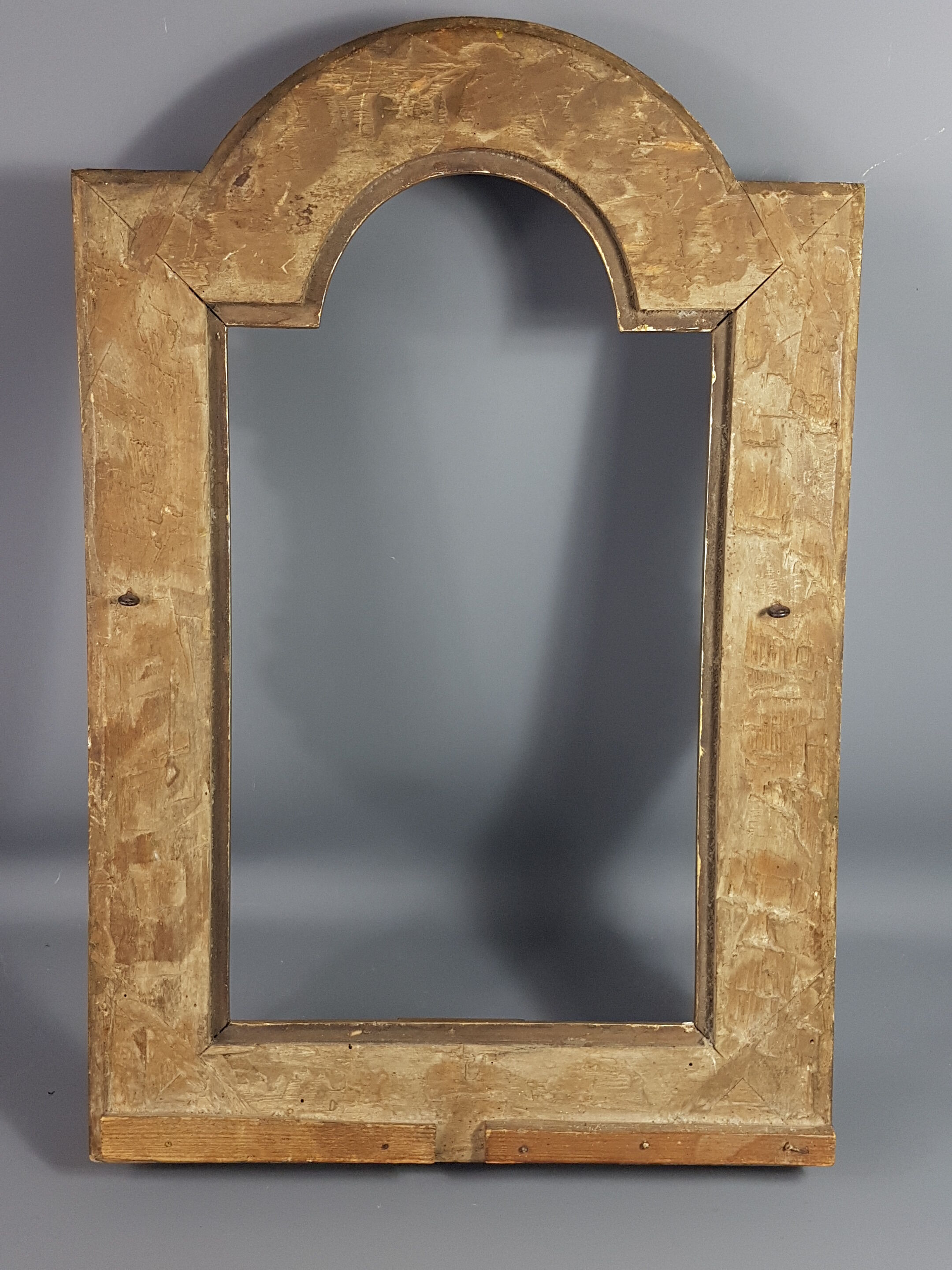Frame carved wood, key 18th century 63x41 Leaf 47x27cm Bel state SB150