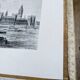 Londres, le parlement, illustration imprimée en 1879.