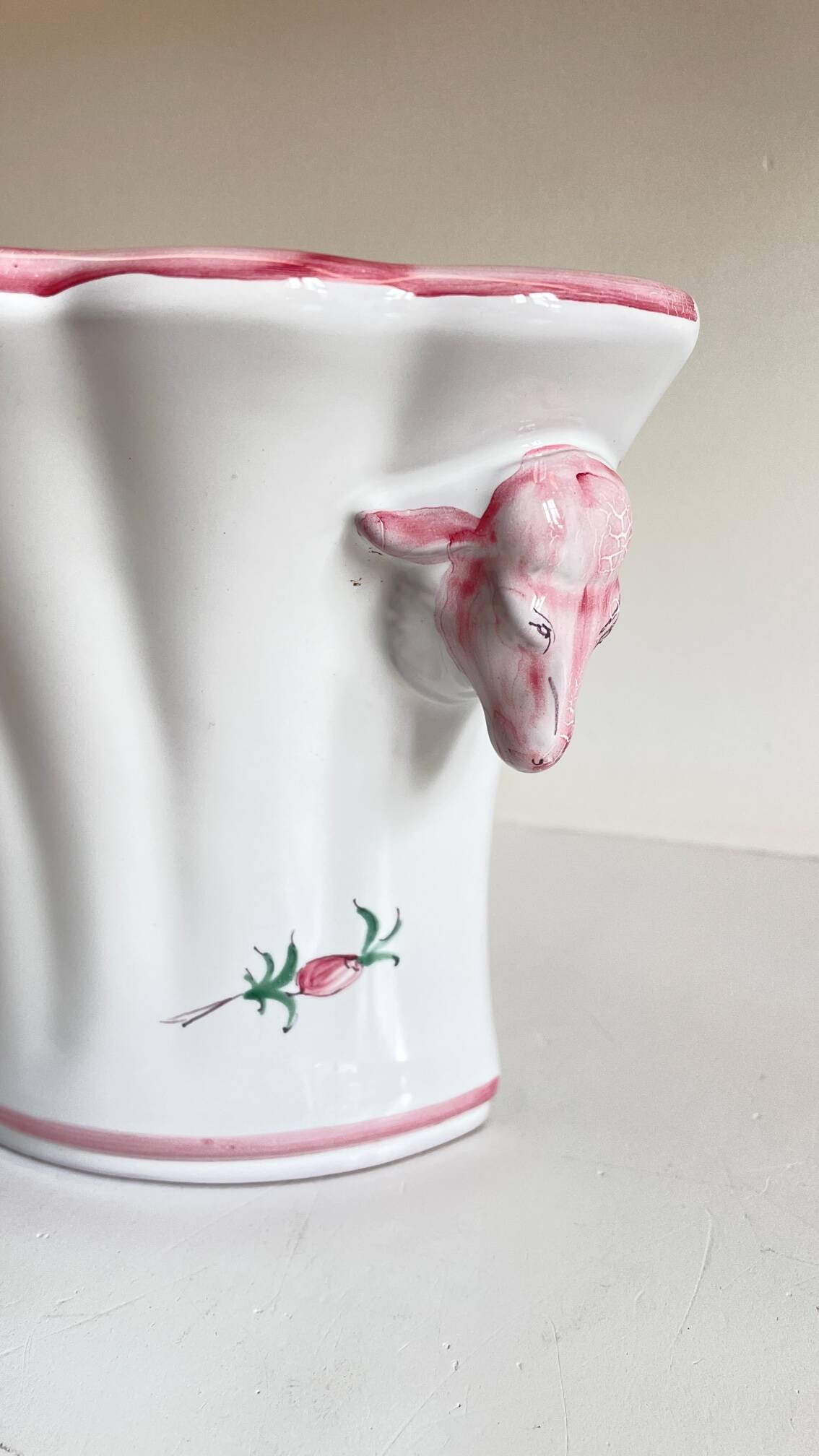 Wall-mounted flower stand, Segries Workshops, Moustiers, France