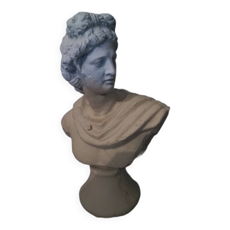 Buste en plâtre de Apollo