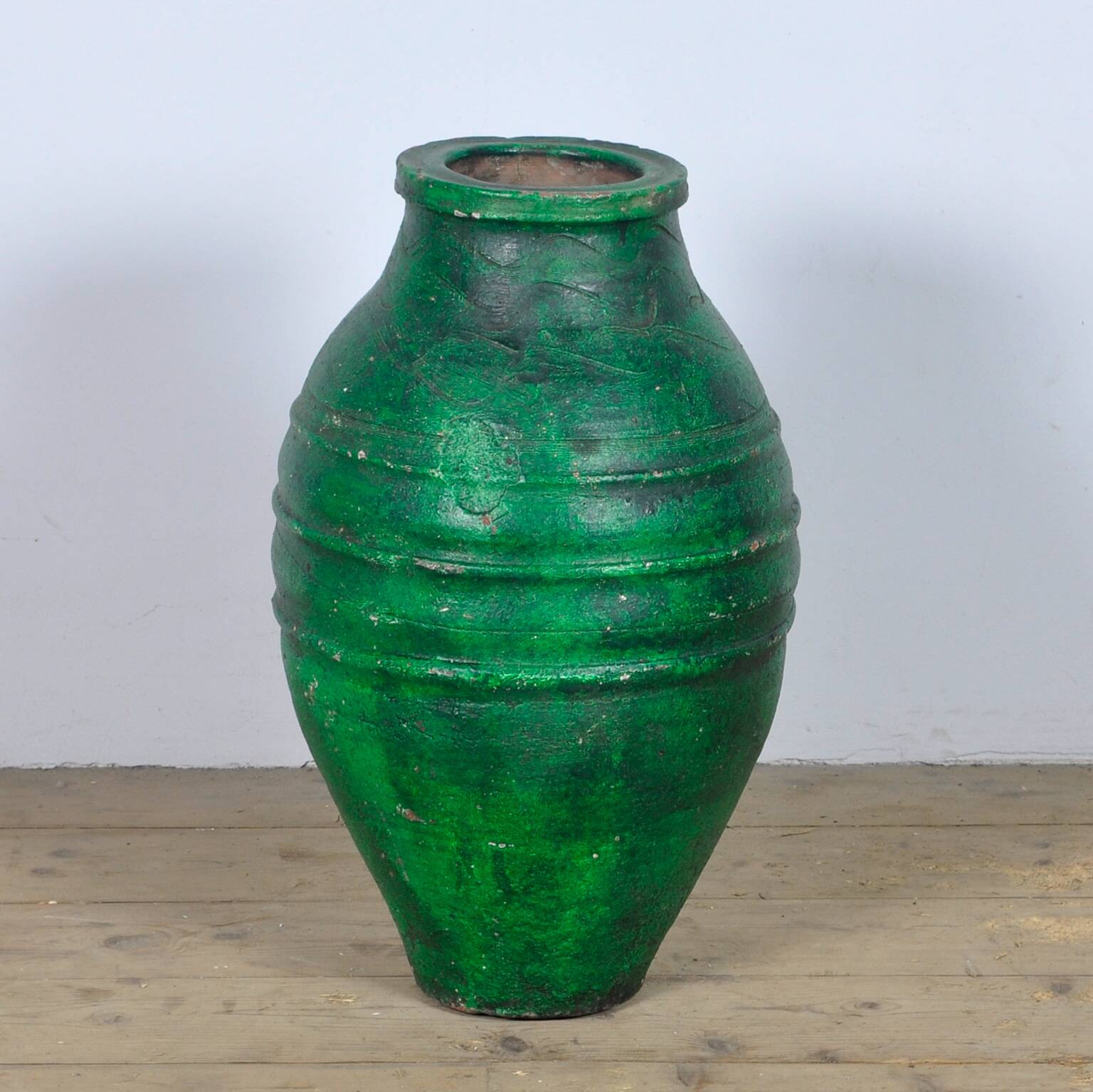 Large Turkish Terracotta Olive Jar Or Garden Urn
