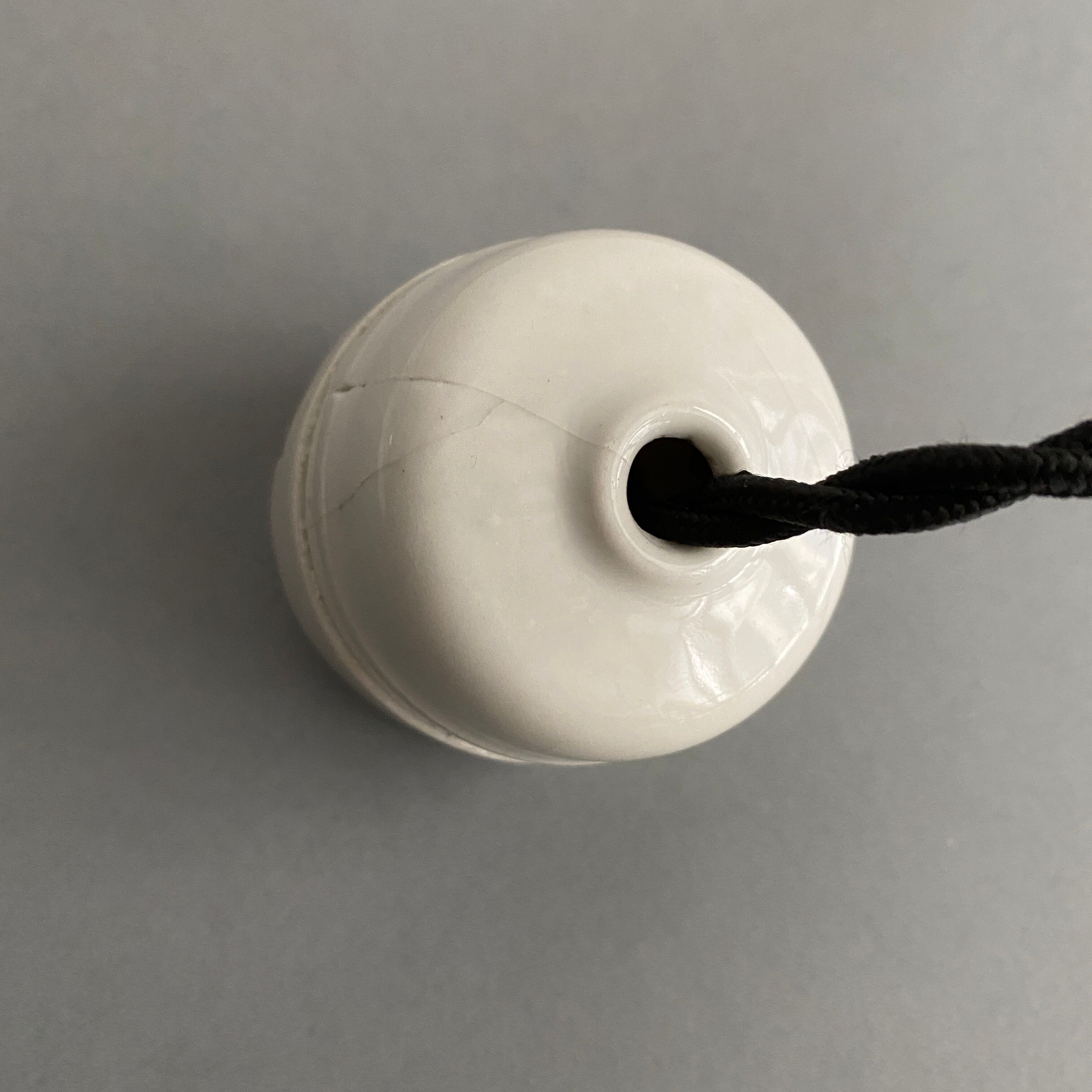 Vintage opaline hanging lamp