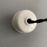 Vintage opaline hanging lamp