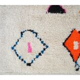 Colorful Berber carpet 207 x 128cm