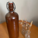 Vintage stoneware and porcelain bottle