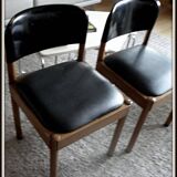 Pair of Piarotto chairs Italy vintage 1980 design vintage chairs furniture