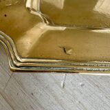 Old ashtray, pocket tray, in brass
