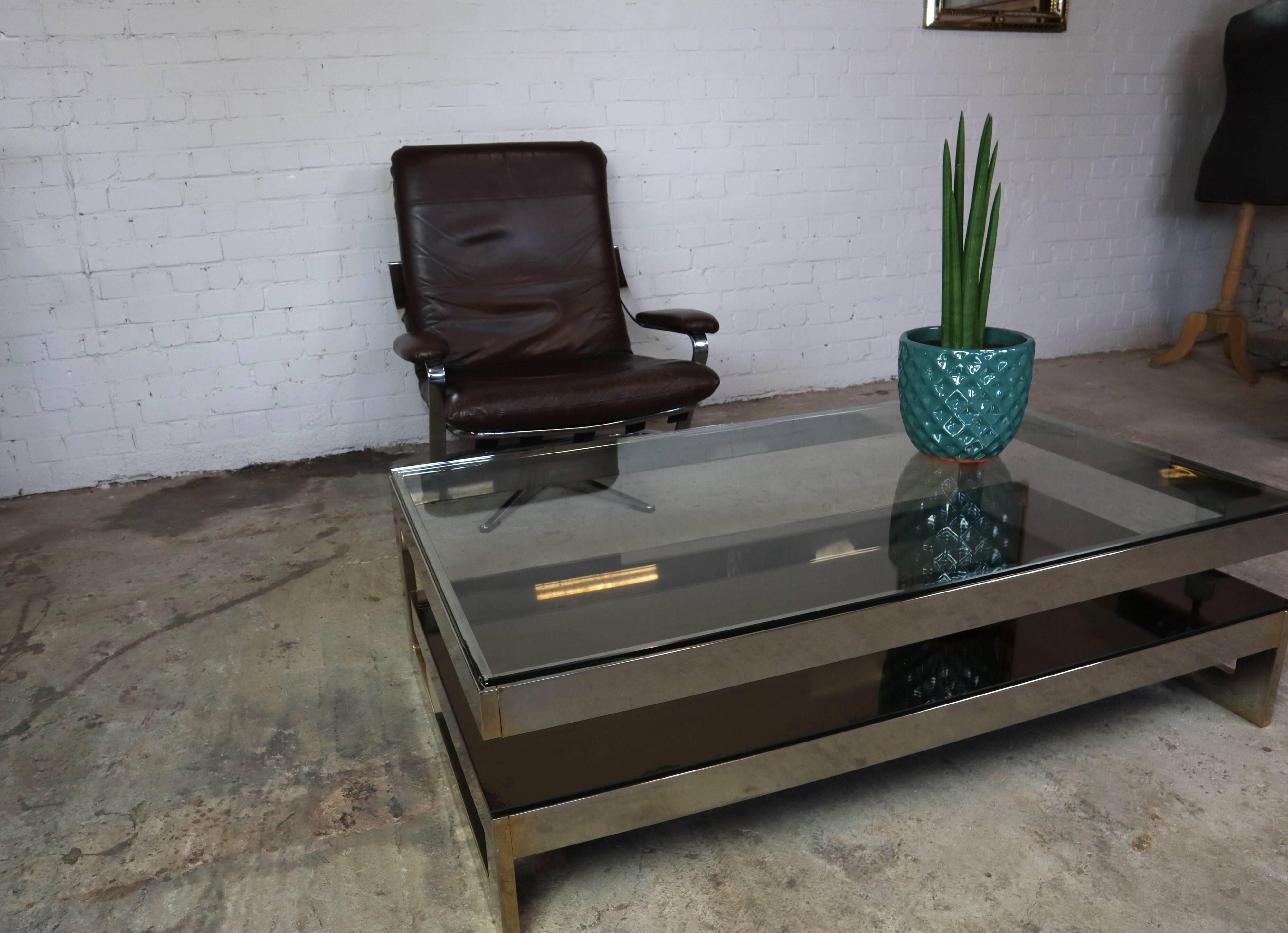 Belgo Chrom G-shape coffee table