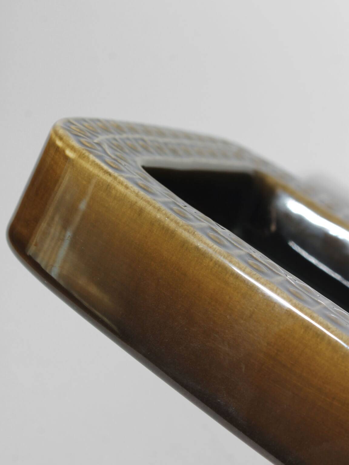 Gunnar Nylund Ceramic Glazed "Kub" Bowl, For Rörstrand, 1960s, Sweden