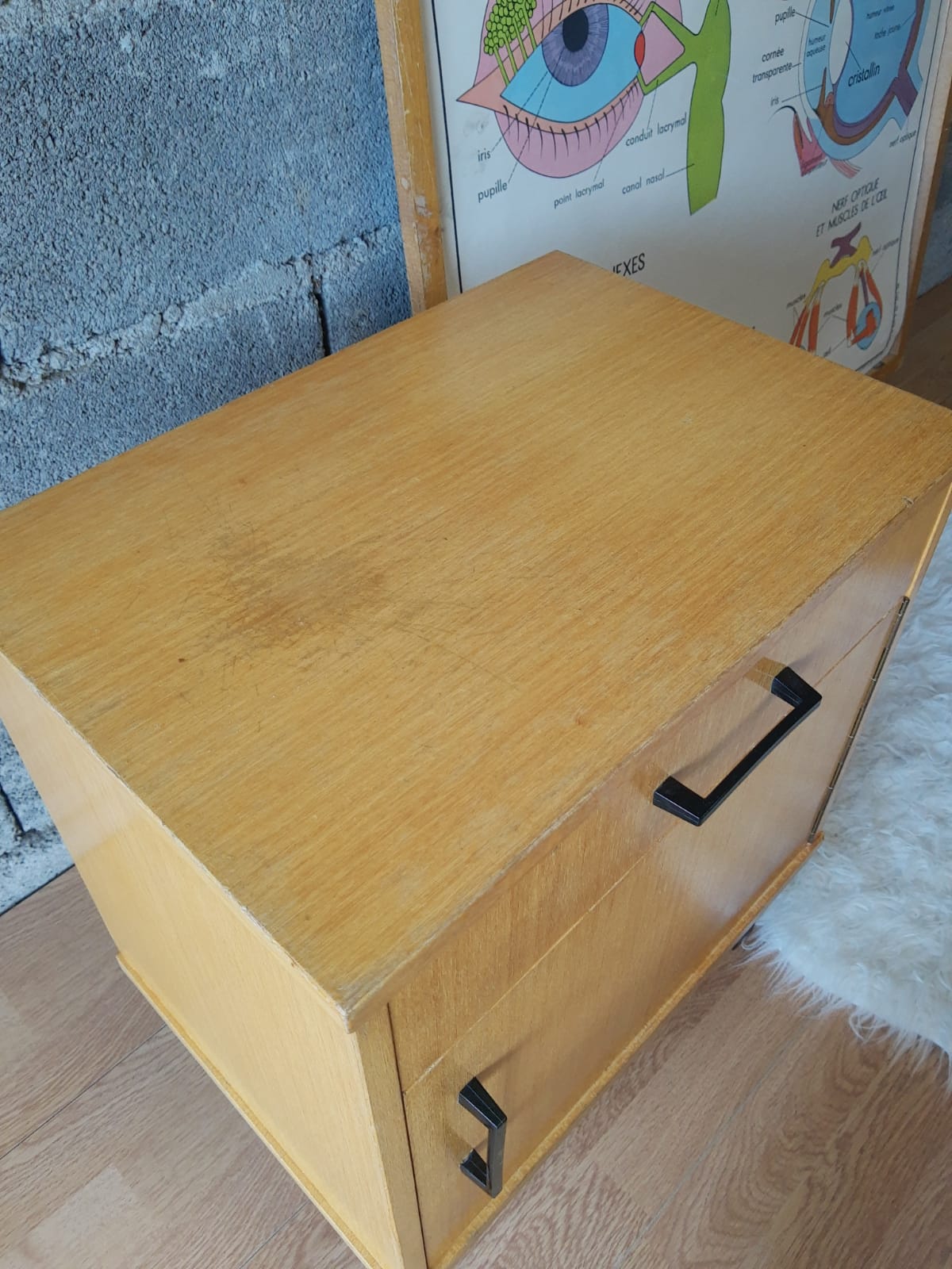 Bedside table 50s-60s - vintage