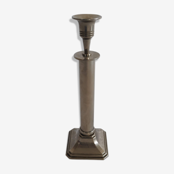 Silver metal candlestick of the years 60