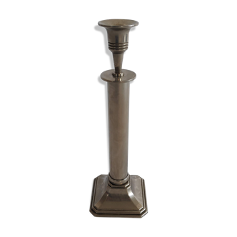 Silver metal candlestick of the years 60