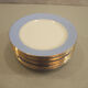 Former Dish Service In Blue Porcelain Lavender