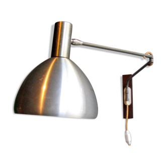 Danish mid-century modern adjustable wall lamp