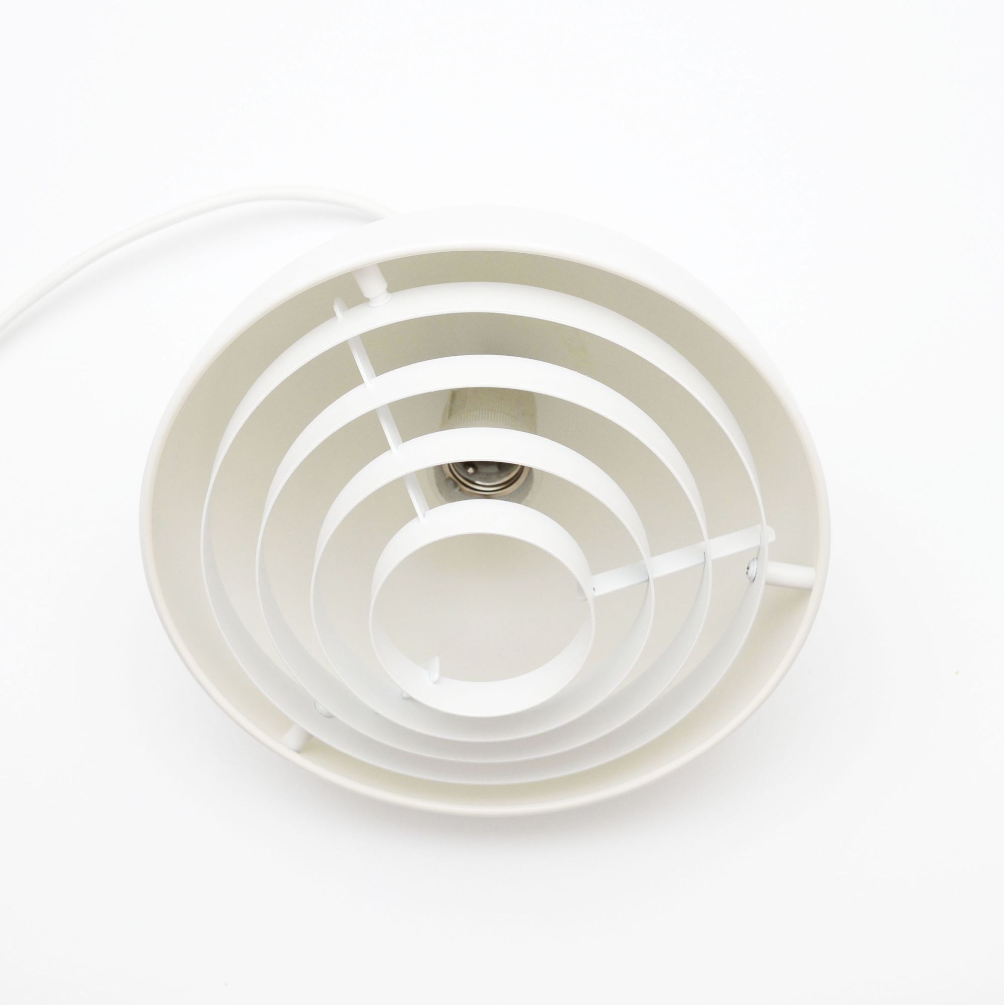 White Scandinavian lamp, 1990s