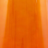 Orange glass vase height 35cm