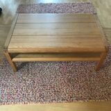 Coffee table radius habitat solid oak