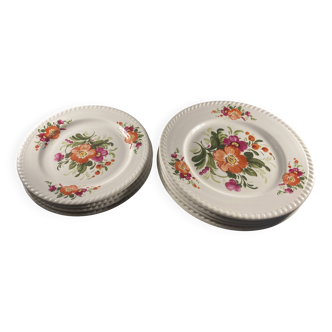 Ensemble service de table rare - lunéville, keller & guérin