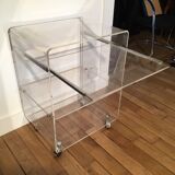 Desserte en plexiglas design David Lange