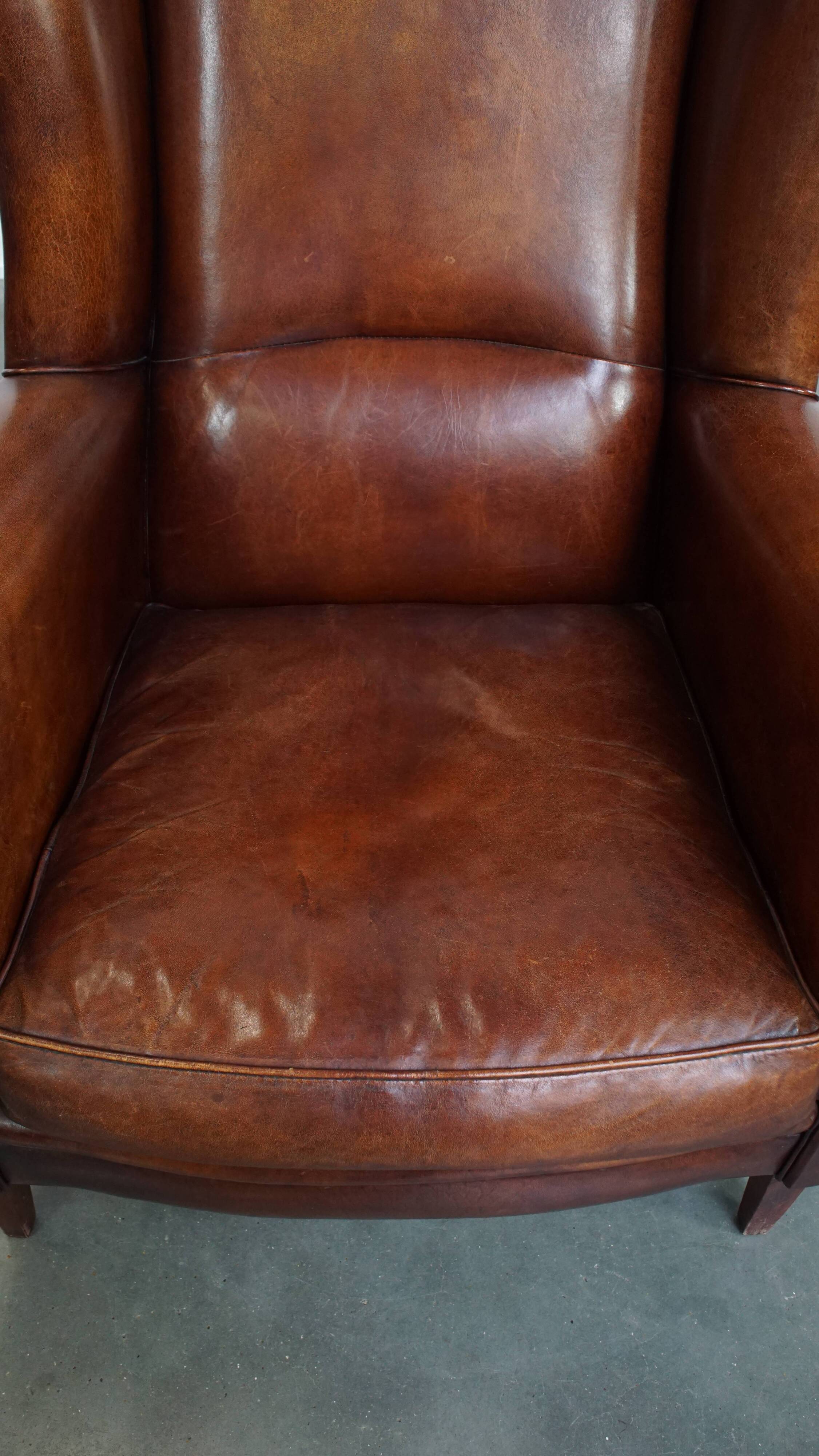 Sheepskin Wingback Chair