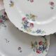 10 assiettes plates vintage fleuries en porcelaine Haviland