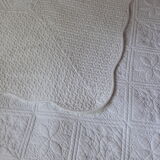 Provencal style white boutis bed covers bed 2 people