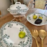 BFK Boch Frères Keramis oval dish, Capucines model, small model