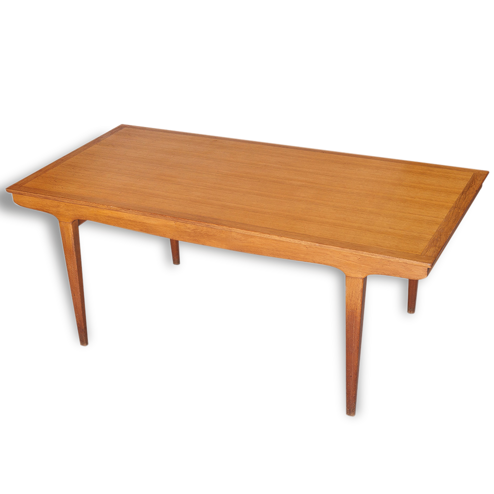 Scandinavian vintage oak living room table
