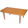 Scandinavian vintage oak living room table