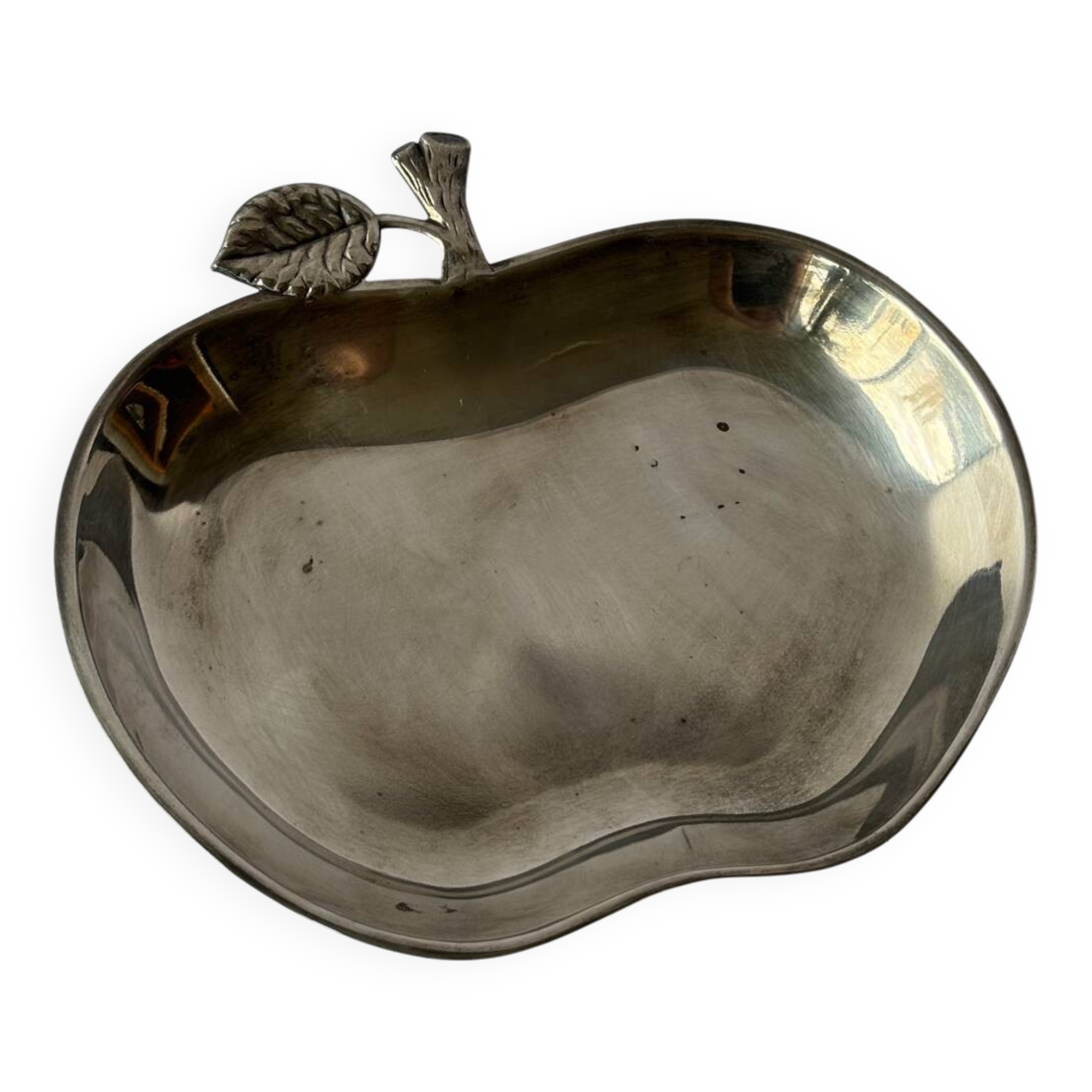 Silver metal apple pocket emptier