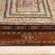 BOX XIXth in wood marquetry and mother-of-pearl
