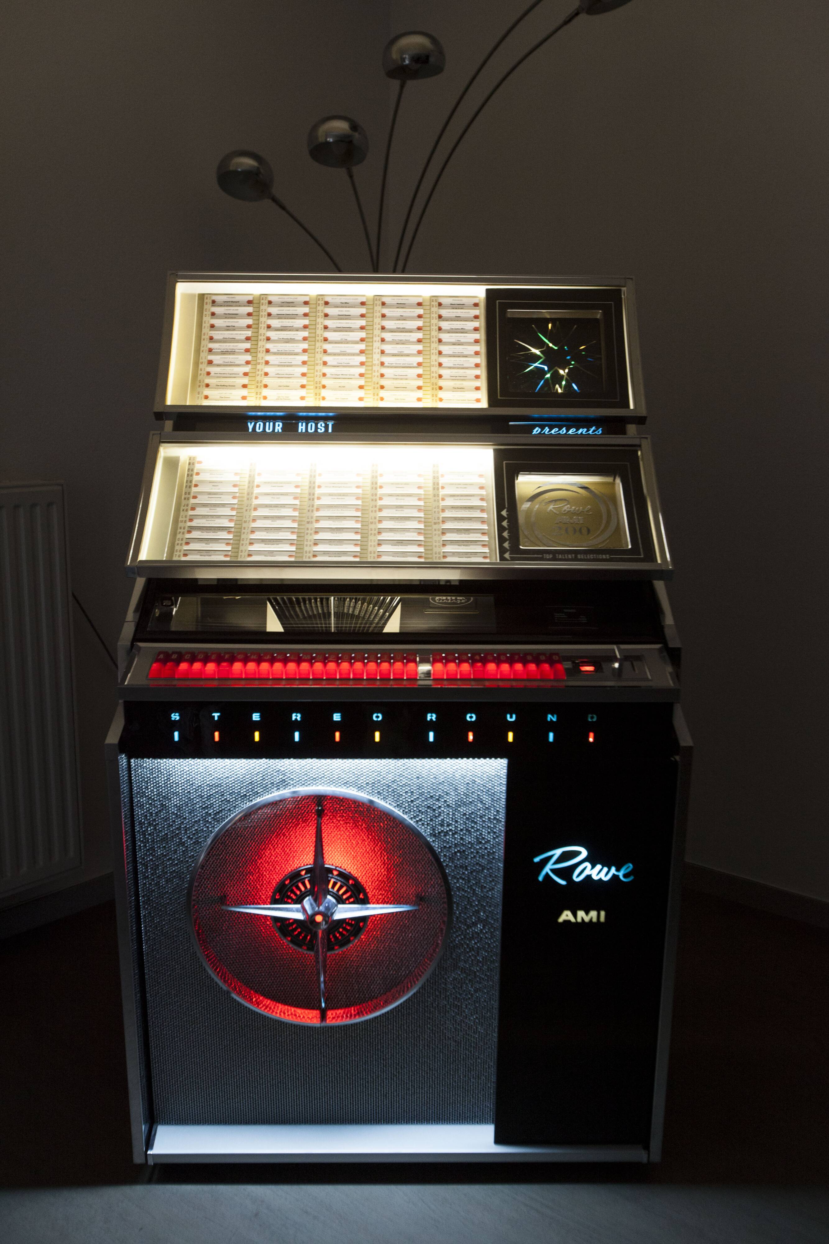 Jukebox Rowe friend from 1963 model "Jal" capa 100 vinyls pop, rock, metal compilation from 1950 to 1990