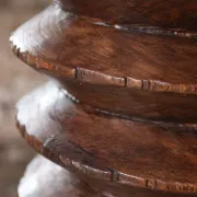 Monumental wooden wine press screw column, hand-carved, 18th c. – 170 cm