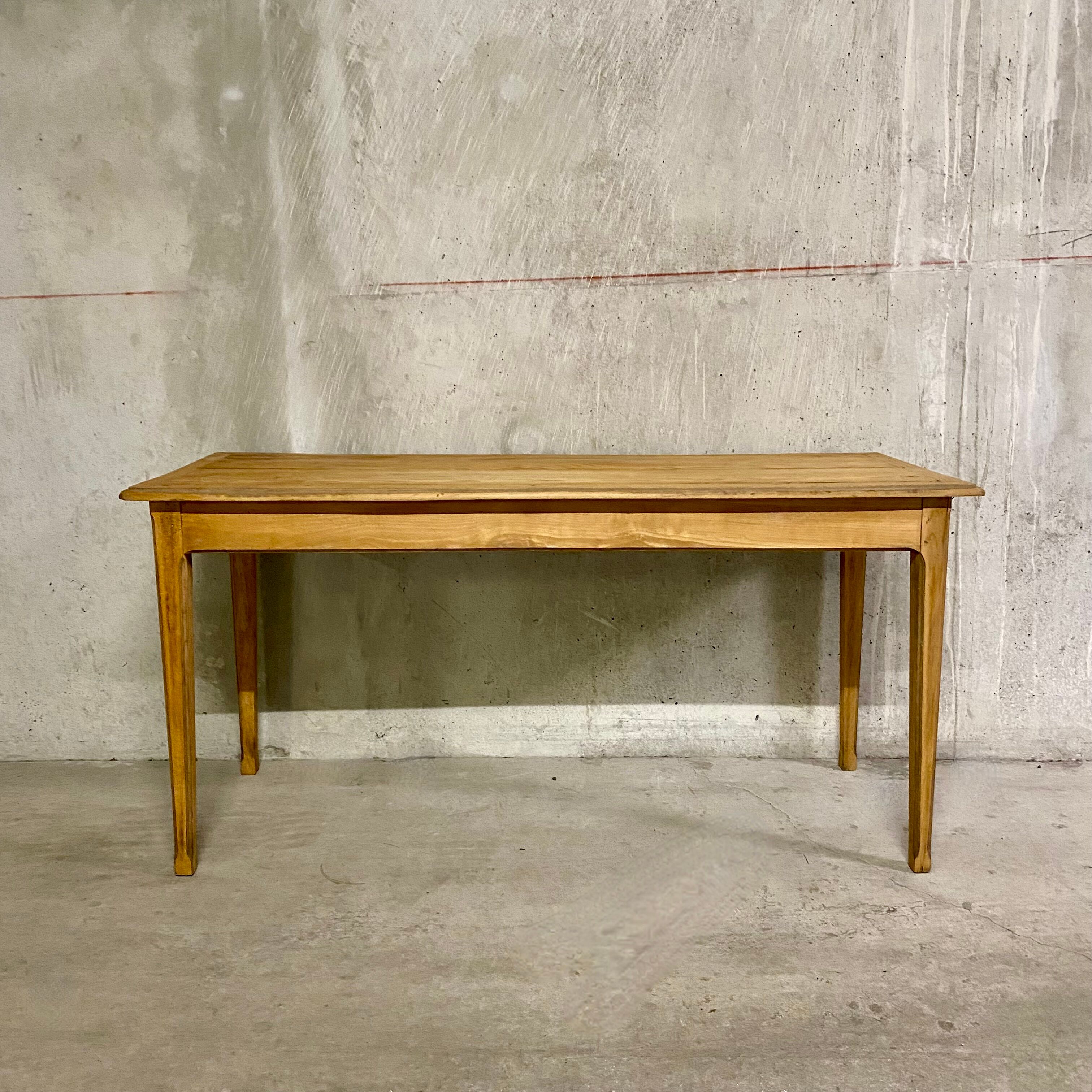 Light wood table