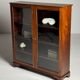Mahogany display cabinet 19th century antique