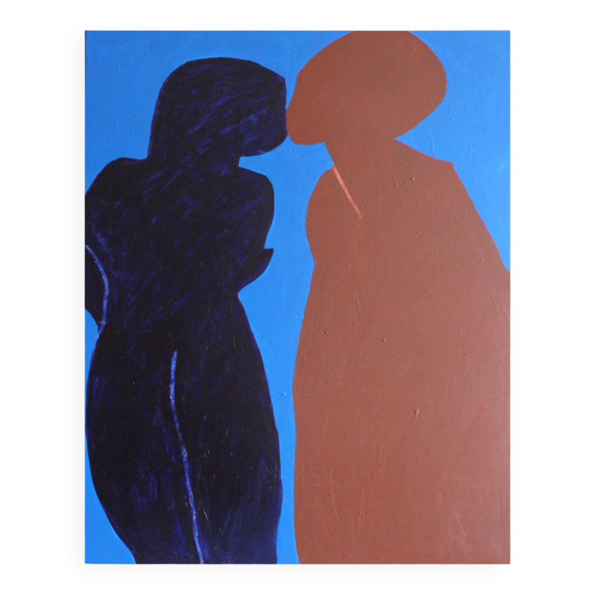 Came closer minimalist canvas painting