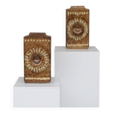 Pair of Mid-Century 'Zsolnay' Ceramic Urns or Vases