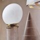 2 lampes de table en marbre de Carrare de style Hollywood Regency, Lucirhytmo Italie années 70