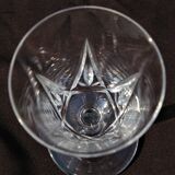 Set de 10 verres à porto apéritif en cristal taillé de st louis modèle lassalle